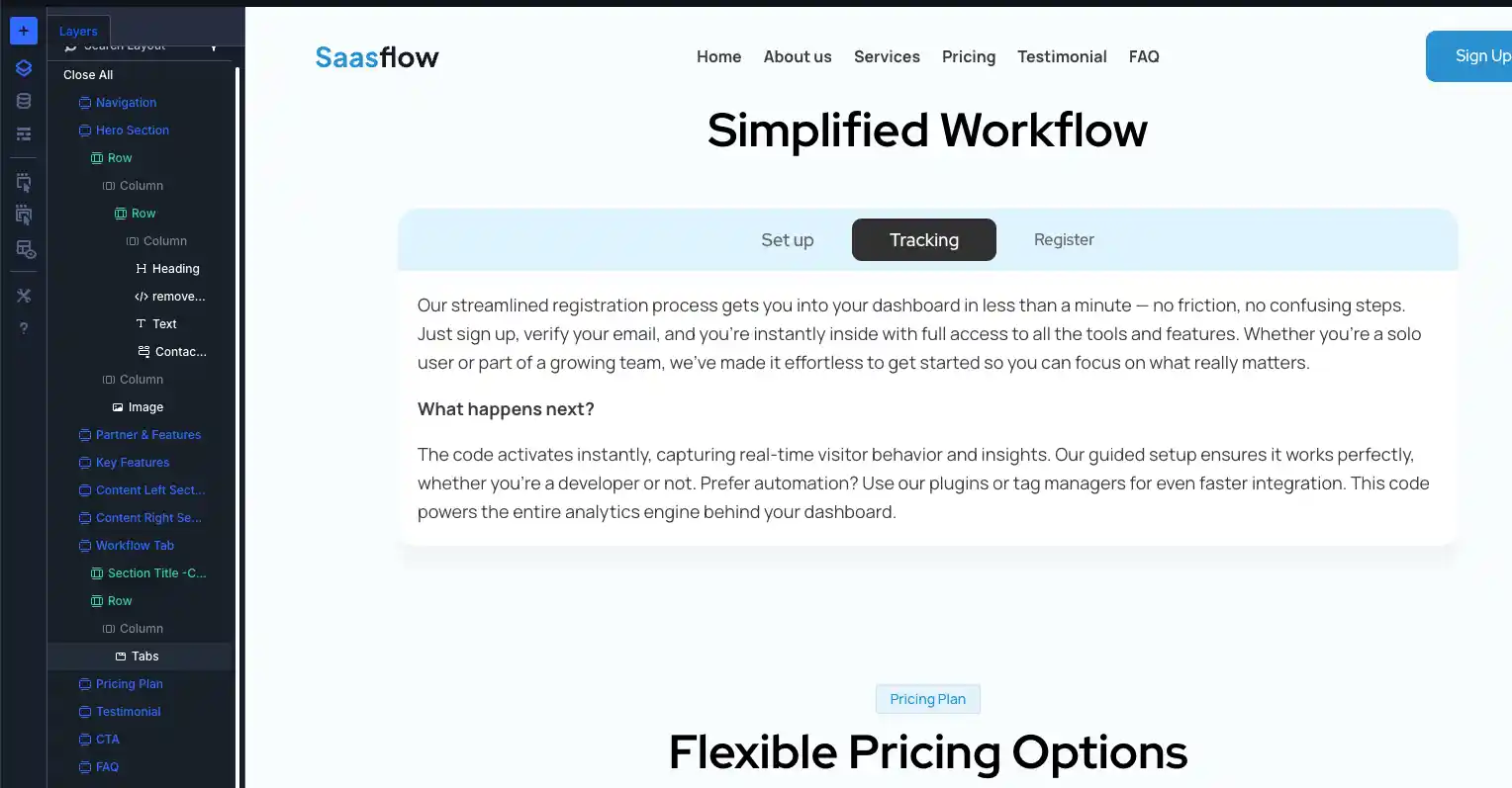 Saasflow Divi Website Tabs Saasflow Divi Website Tabs