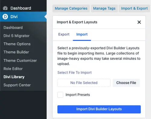 How to Import Hero Flow Layouts