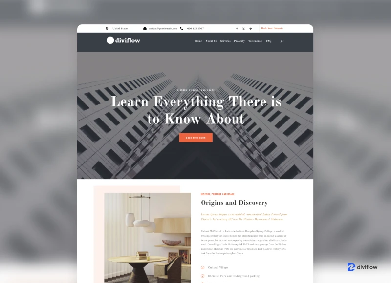 Property Divi Layout